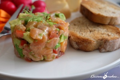 Tartare De Saumon L Avocat Cuisinons En Couleurs