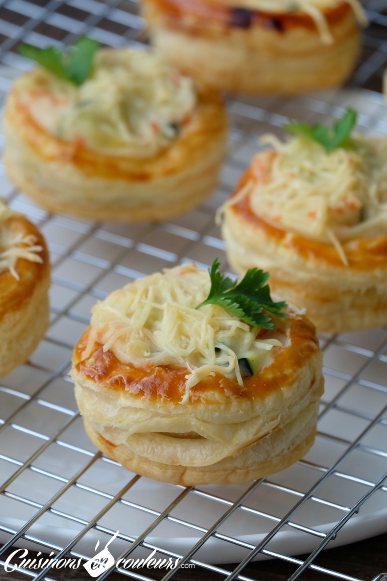 Vol Au Vent Au Saumon Fum Et Aux Courgettes Cuisinons En Couleurs