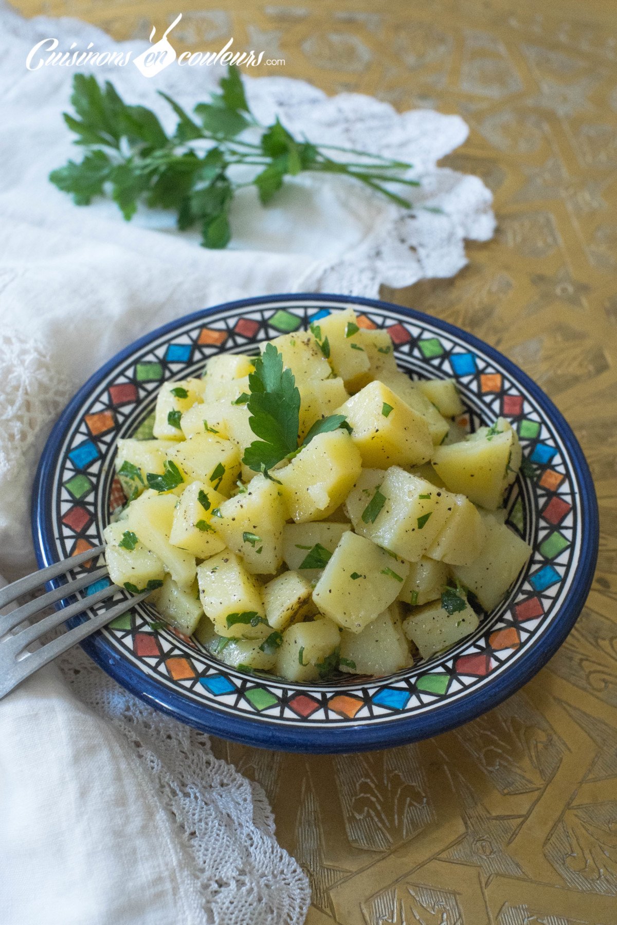 Salade De Pommes De Terre La Marocaine Cuisinons En Couleurs