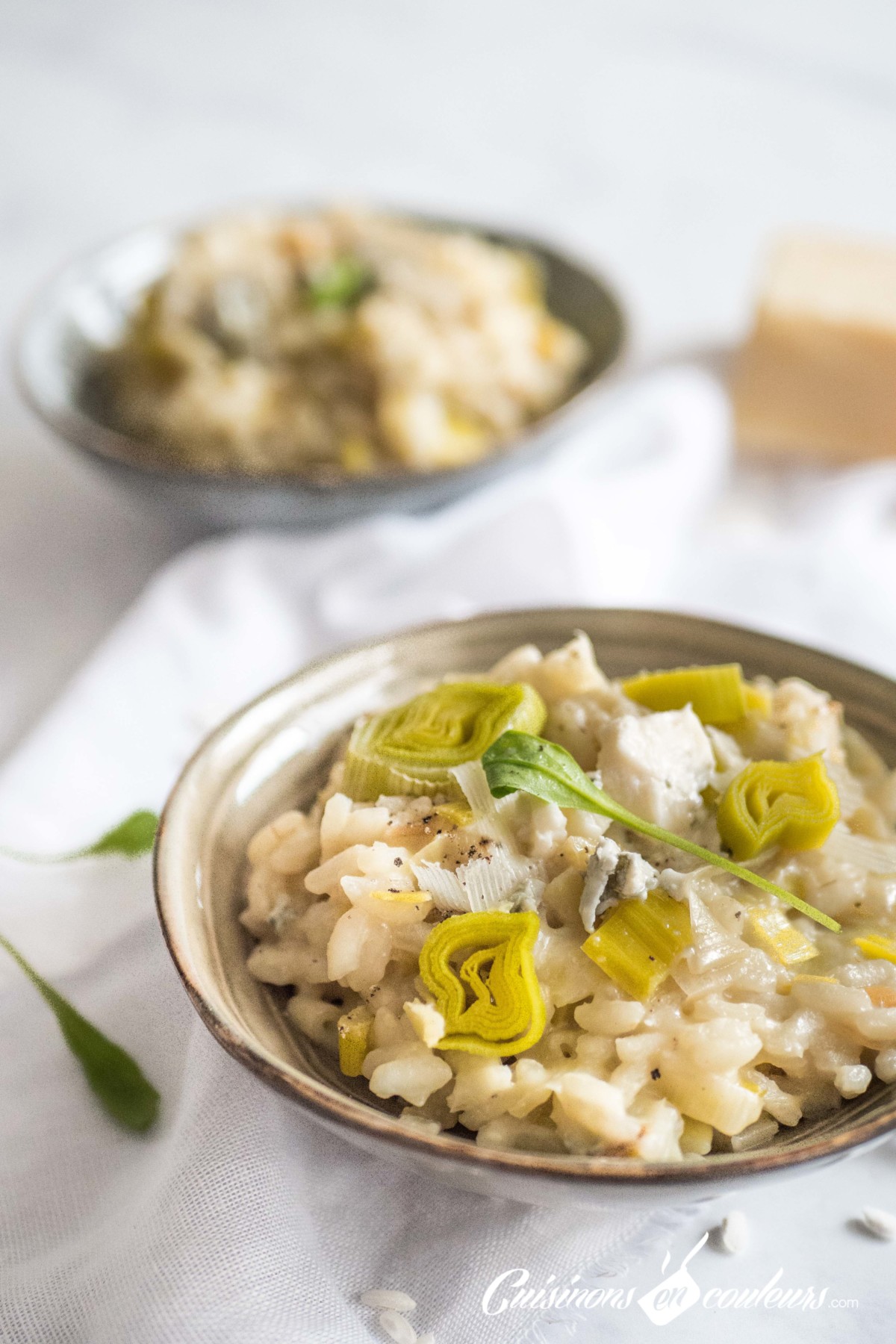 Risotto Aux Poireaux Et Au Gorgonzola Cuisinons En Couleurs