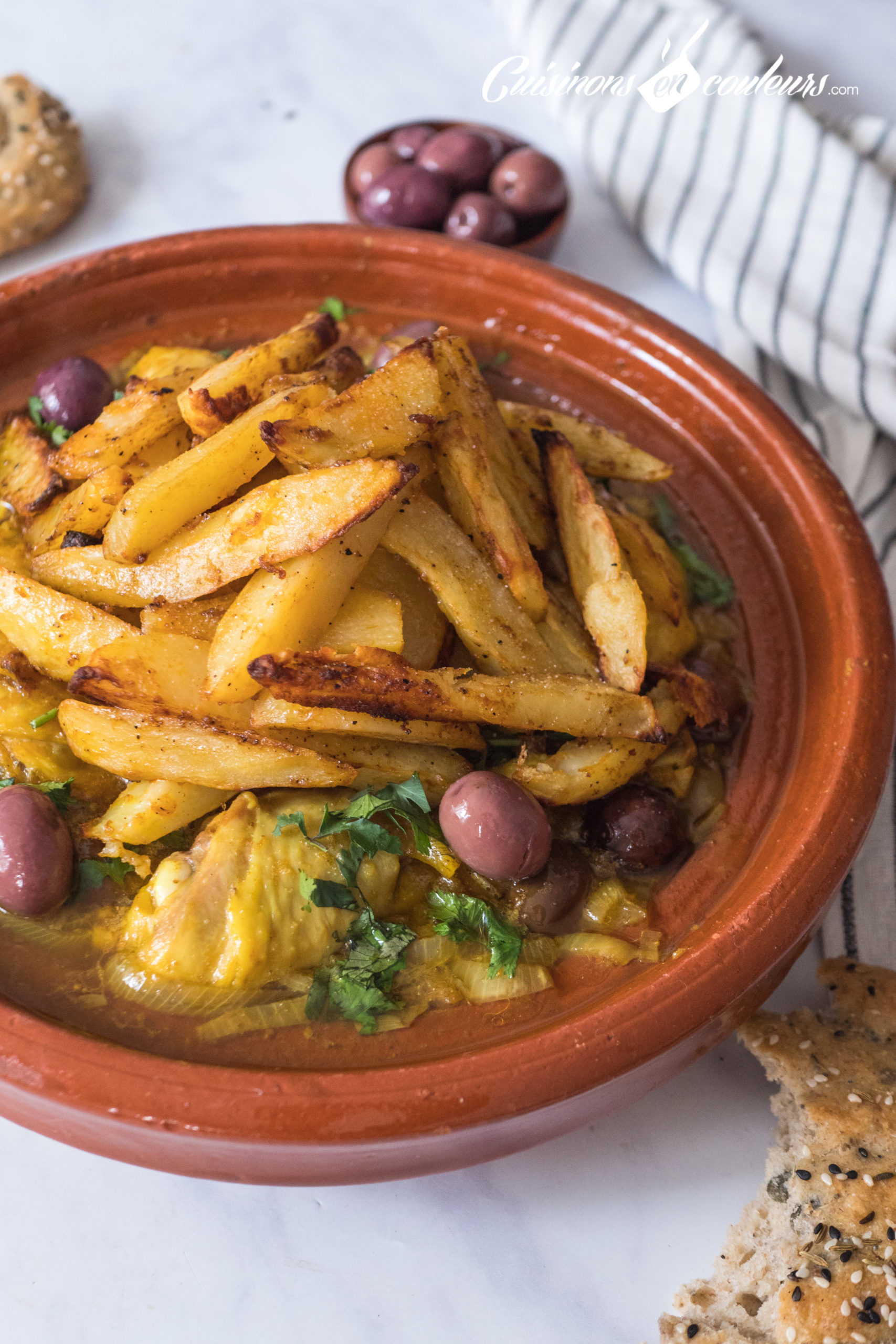 Tajine De Poulet Mqualli Aux Olives Et Citron Confit Cuisinons En