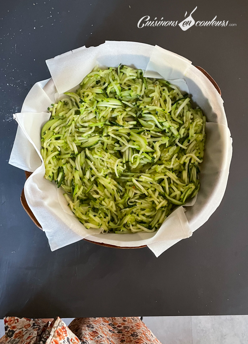 Tarte Aux Courgettes Avec Des Feuilles De Brick Cuisinons En Couleurs