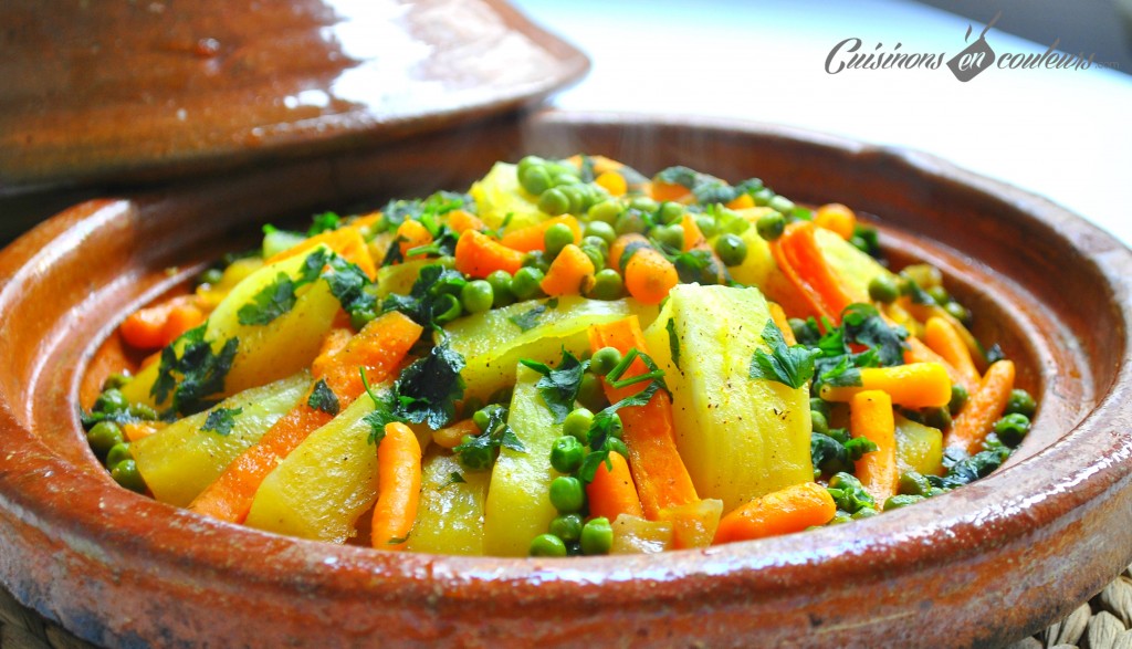 Recette Tagine d'agneau pommes de terre et carottes - La cuisine familiale  : Un plat, Une recette