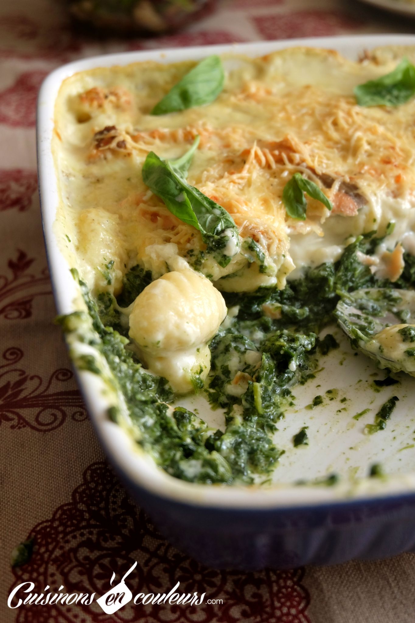 Gratin De Gnocchis Au Saumon Fumé Et Aux épinards Cuisinons En Couleurs 