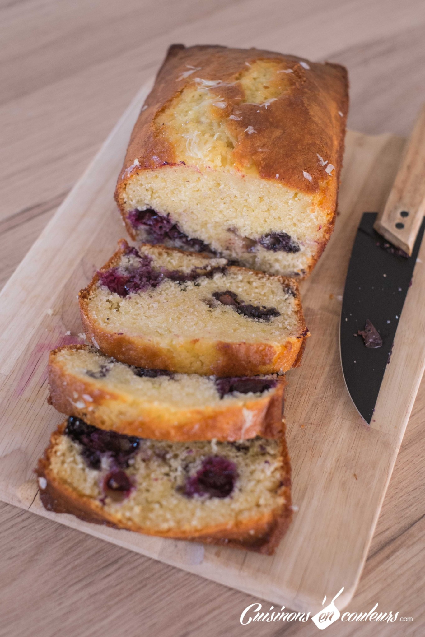 Gâteau Au Yaourt, Citron Et Myrtilles - Cuisinons En Couleurs