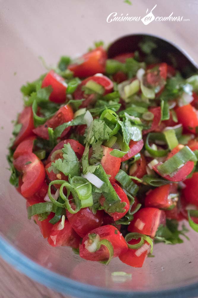 Salade-de-tomates-4 - Salade de tomates cerises à la coriandre