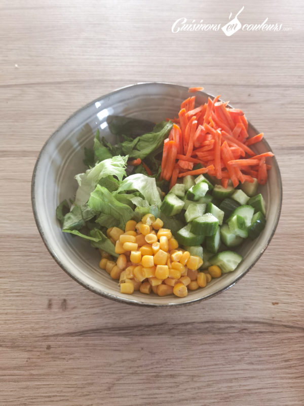 Salade Composée, Appelée Aussi Salad Bowl - Cuisinons En Couleurs