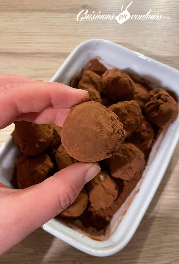 Truffes au chocolat nature ou aromatisées - La Maison du Chocolat