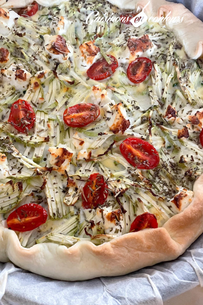 quiche de courgettes et tomates à la feta